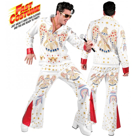 Αποκριάτικη Στολή Βασιλιάς του Rock'n'Roll Έλβις