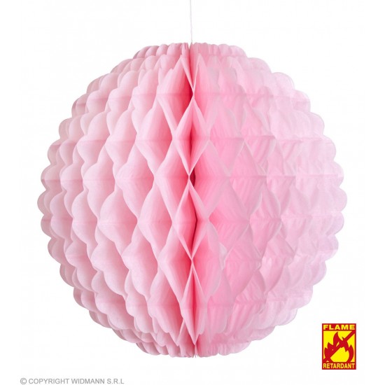Χάρτινη Διακοσμητική Μπάλα Ροζ Φ32cm