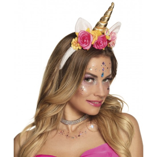 Στέκα Μονόκερος με Λουλούδια Deluxe