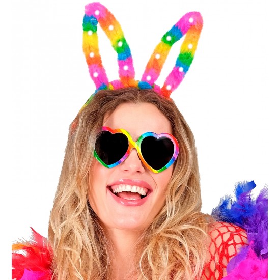 Στέκα Κουνελάκι Πολύχρωμη με Φως