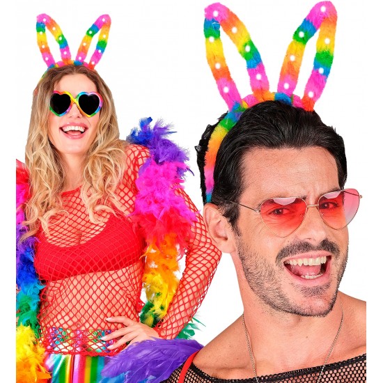 Στέκα Κουνελάκι Πολύχρωμη με Φως