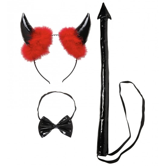 Σετ Διαβολάκι Μαύρο βινύλιο