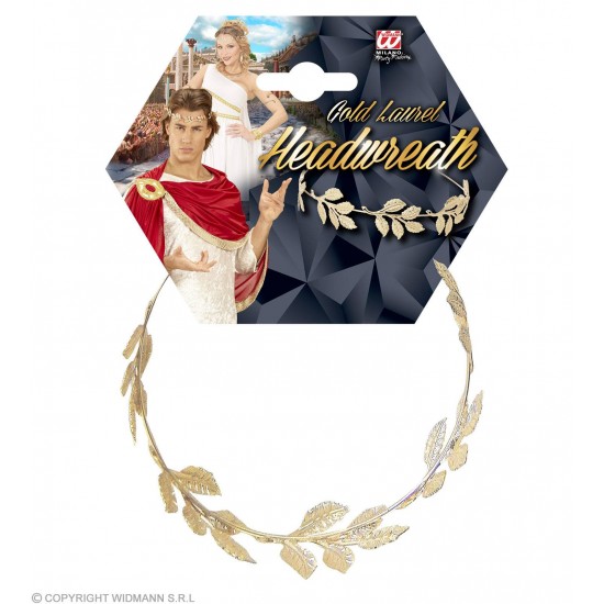 Στεφάνι με Χρυσά Φύλλα μεταλλικό