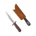 Μαχαίρι με Θήκη Σουέτ με Κρόσια 28cm
