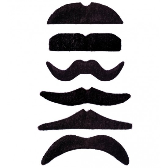 Μουστάκι Μαύρο 6σχ 1τεμ