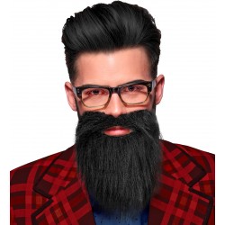 Γενειάδα Μαύρη ή Γκρι με Μουστάκι