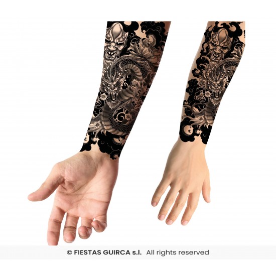 Τατουάζ Νερού Tribal  Δράκος