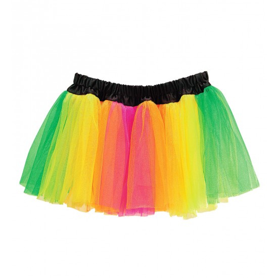Φούστα Tutu πολύχρωμη neon