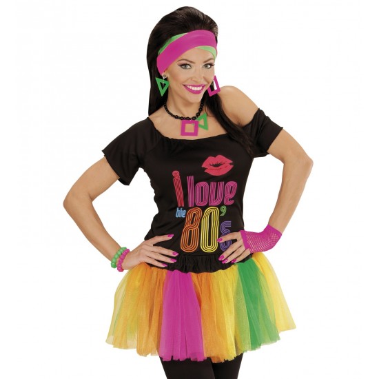 Φούστα Tutu πολύχρωμη neon