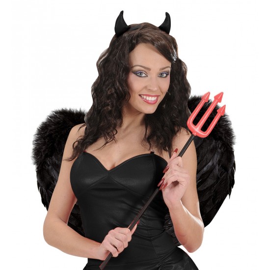 Φτερά Μαύρα πουπουλένια 37x50cm