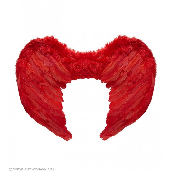 Φτερά Κόκκινα πουπουλένια 37x50cm