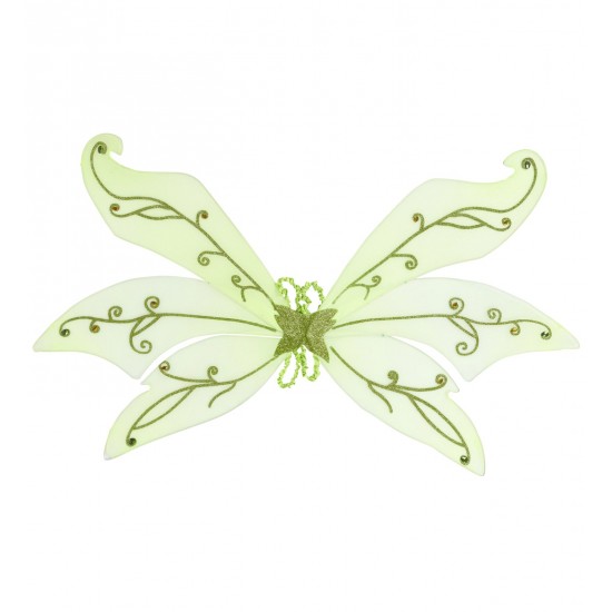 Φτερά Ξωτικού Πράσινα με Πετράδια 124x76cm