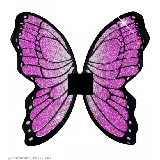 Φτερά Πεταλούδας Μωβ με Glitter 50x50cm