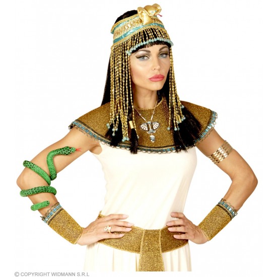 Αιγυπτιακό Κόσμημα κεφαλιού με χάντρες και φίδι