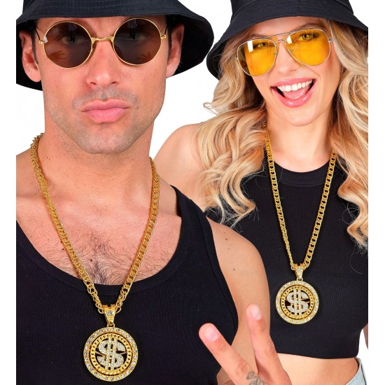 Κολιέ με Στρας Δολάριο περιστρεφόμενο