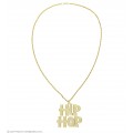 Κολιέ Χρυσό Hip Hop