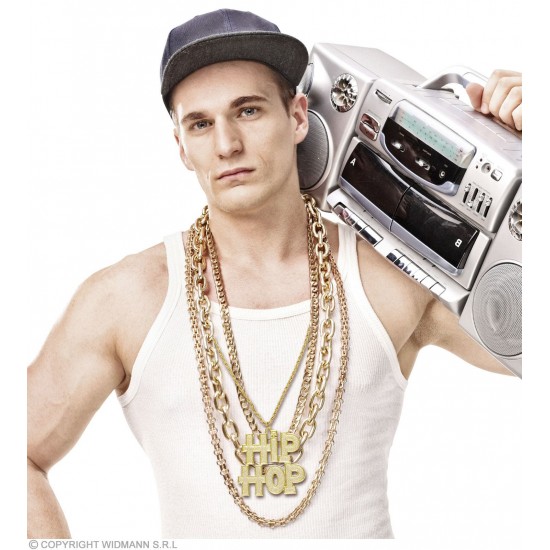 Κολιέ Χρυσό Hip Hop