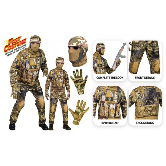 Αποκριάτικη Στολή Στρατιώτης Κομάντο