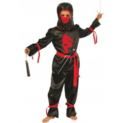 Αποκριάτικη Στολή Νίντζα Μαύρος 863