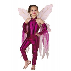 Αποκριάτικη Στολή Wings Φούξια