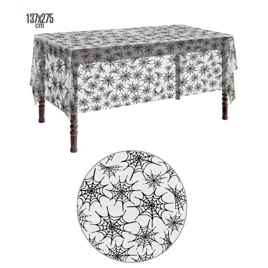 Τραπεζομάντηλο με Ιστούς Αράχνης 137x275 cm