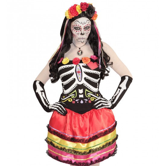 Γάντια Σκελετού 50cm πίσω μπρός Halloween