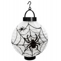 Φωτιστικό με Ιστό Αράχνης Halloween με 2 Led 20cm