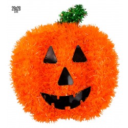Κολοκύθα Halloween Tinsel Κρεμαστή 26x28cm