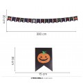 Γιρλάντα Σημαιάκια Halloween 300x20cm