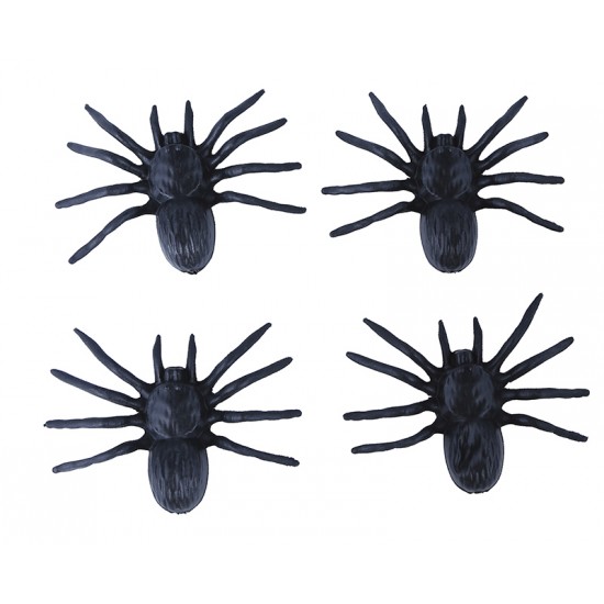Σετ από 4 Αράχνες 10cm