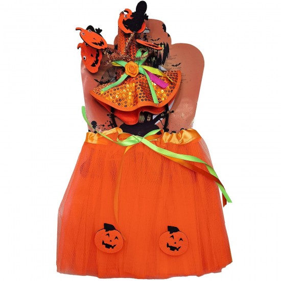 Σετ Αμφίεσης Halloween Κολοκύθες Παιδικό