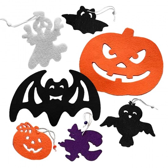 Halloween Τσόχινα Διακοσμητικά σετ 20 τεμ