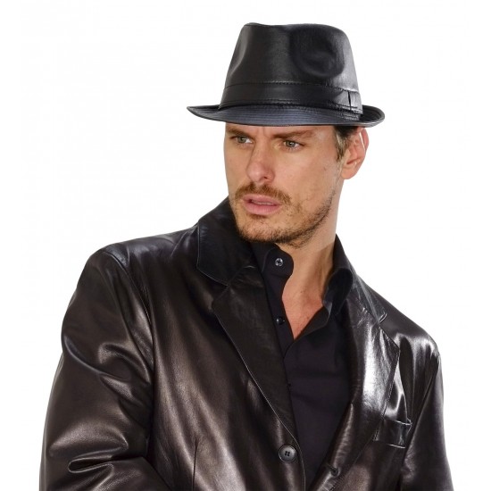 Καπέλο Καβουράκι Δερματίνη