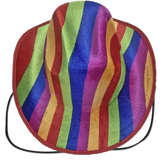 Καπέλο Κάου Μπόϋ Πολύχρωμο Ουράνιο Τόξο