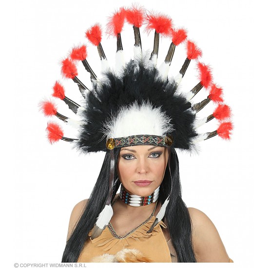 Ινδιάνικο Αξεσουάρ κεφαλιού με Φτερά