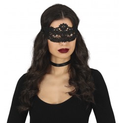 Μάσκα Ματιών Μαύρη Δαντέλα 12032