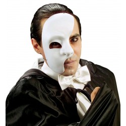 Μάσκα μισό πρόσωπο λευκή (Φάντασμα της Όπερας)
