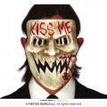 Μάσκα Τρόμου Πλαστική "Kiss me"