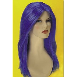 Περούκα Μπλε Μακριά Χωρίς Φράντζα