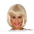 Περούκα Ξανθιά Καρέ με Φράντζα