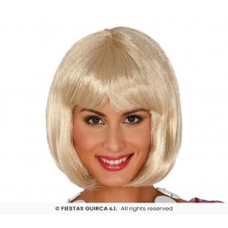 Περούκα Ξανθιά Καρέ με Φράντζα