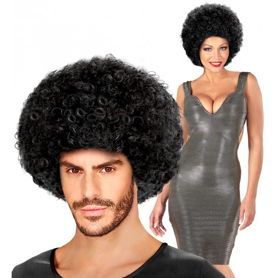 Περούκα Μαύρη Afro Unisex