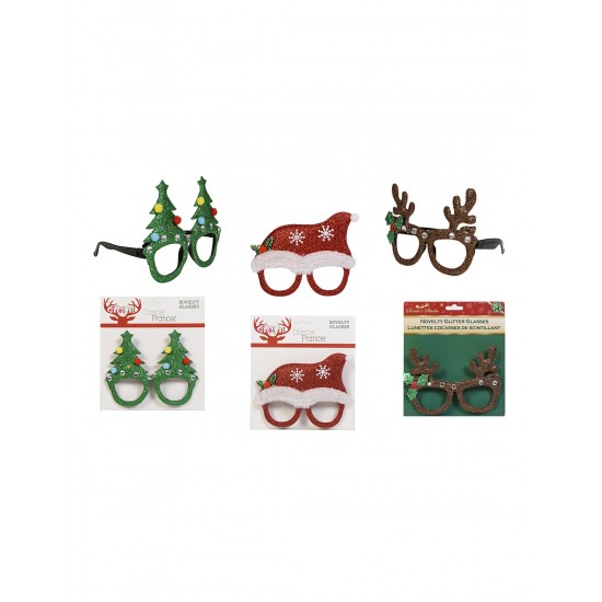 Χριστουγεννιάτικα Γυαλιά 3σχ.