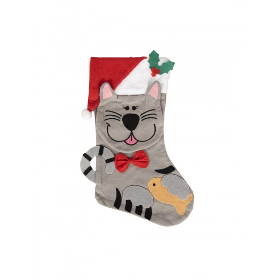 Χριστουγεννιάτικη Μπότα Γάτα 47cm