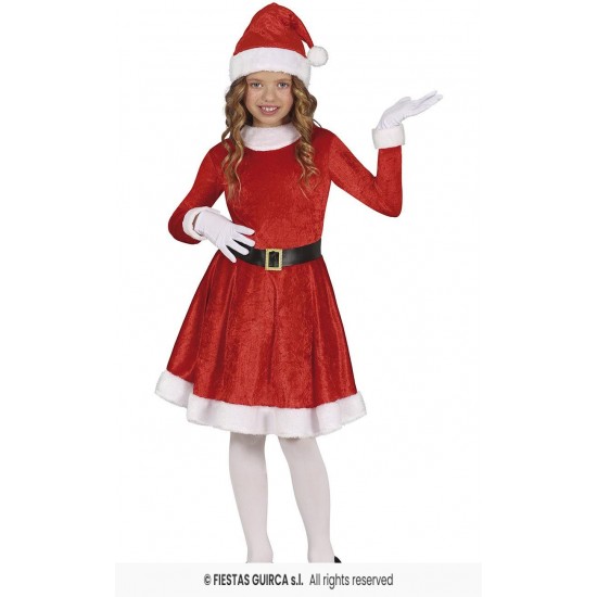 Χριστουγεννιάτικη Στολή Αγιοβασιλίτσα βελουτέ