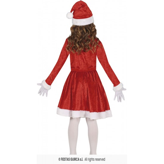 Χριστουγεννιάτικη Στολή Αγιοβασιλίτσα βελουτέ