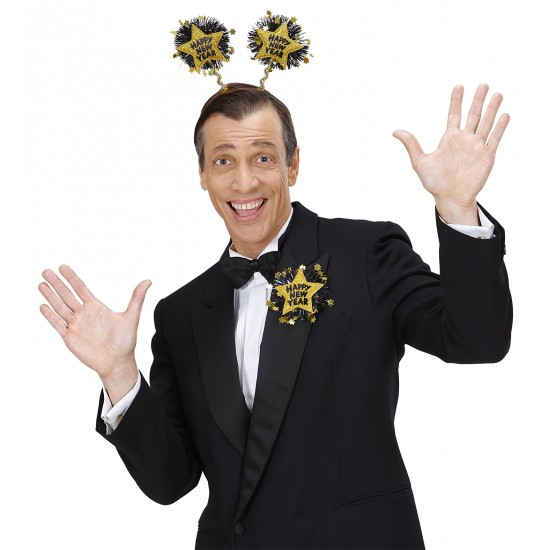 Στέκα Χρυσά Αστέρια Happy New Year