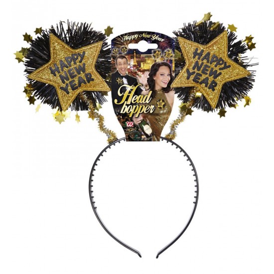 Στέκα Χρυσά Αστέρια Happy New Year