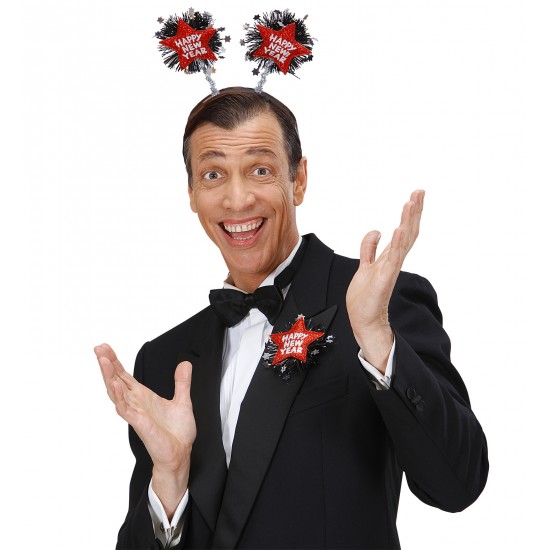 Στέκα Κόκκινα Αστέρια Happy New Year