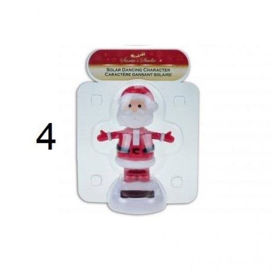 Χριστουγεννιάτικο στολίδι ηλιακό χορεύει 11cm 4σχ 